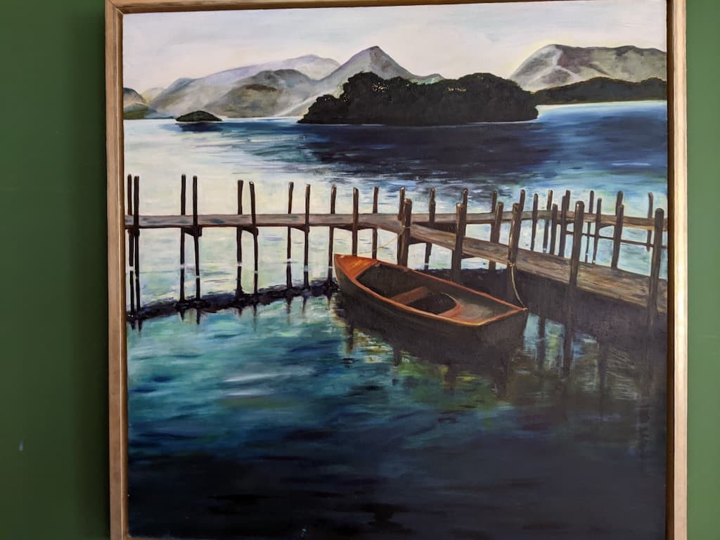 Derwent water, jetty at Keswick
